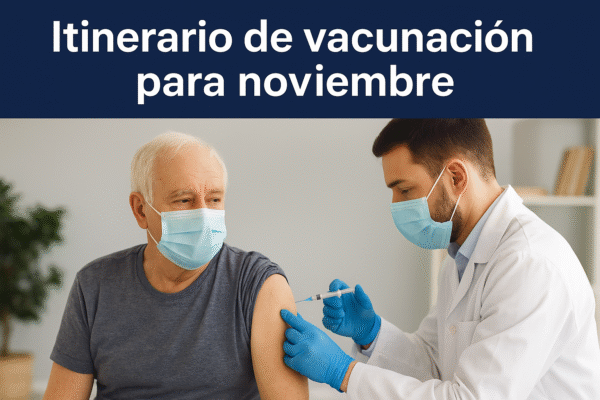 Itinerario de vacunación noviembre en San José