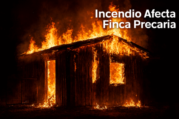 Incendio Afecta Finca Precaria