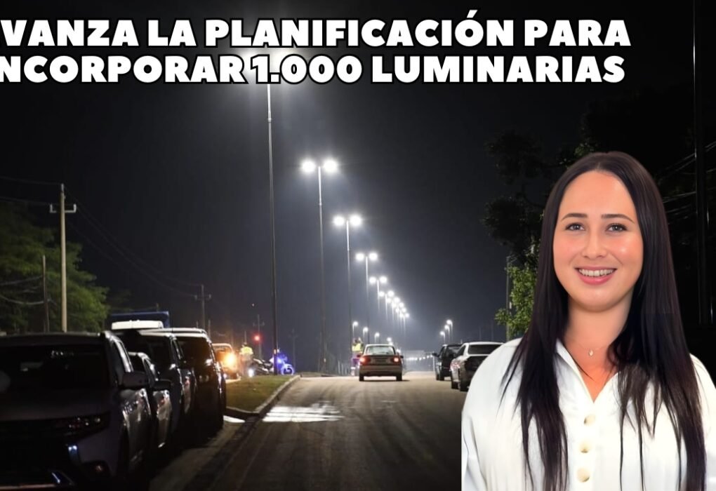 Avanza la planificación para incorporar 1.000 luminarias