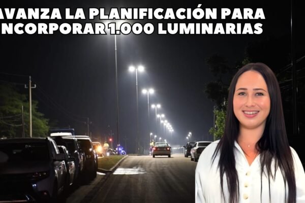 Avanza la planificación para incorporar 1.000 luminarias
